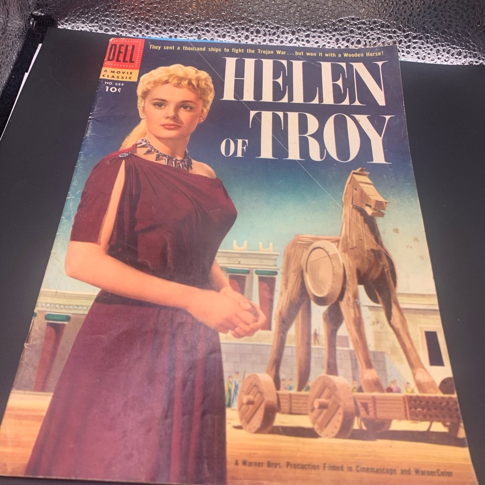 Vintage Movie Helen Of Troy Comic Book SELLING AS IS